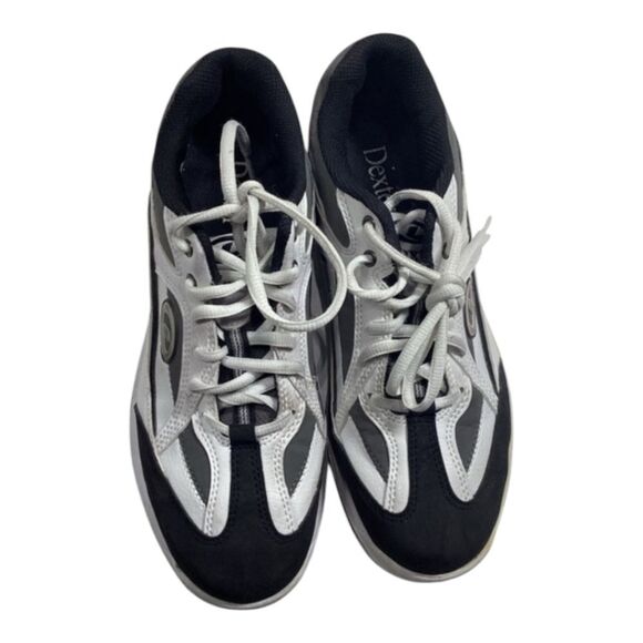Dexter Jason III Slide-Rite Bowling Shoes Black White Men’s Size 7M - Picture 1 of 15